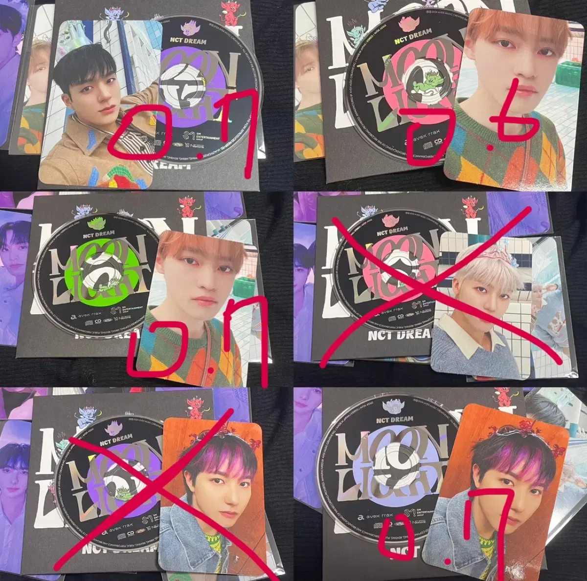 NCT Dream Moonlight album mumoshop 8cm version WTS