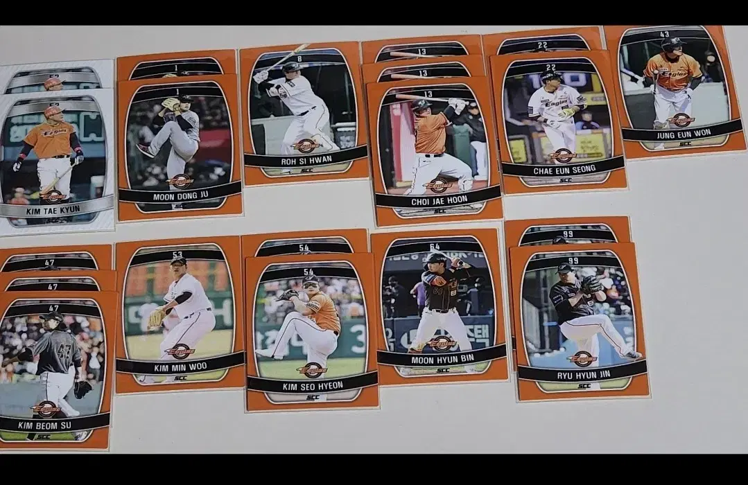 KBO Card Normal Hanwha Bulk transfer including duplicates (transfer below full price)