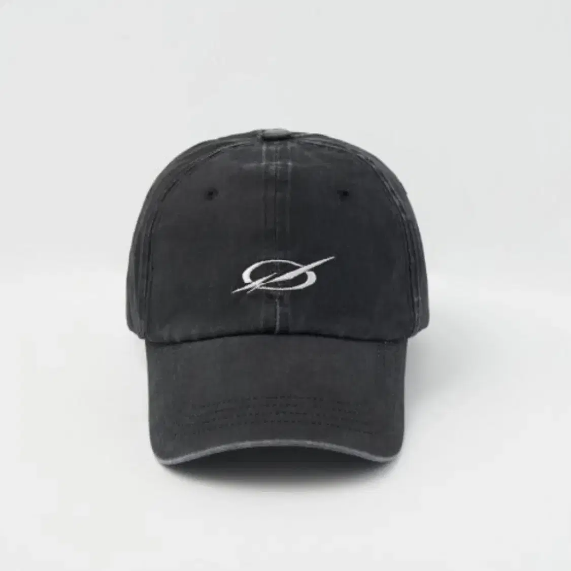 [51퍼센트]WASHED LOGO CAP - BLACK 채민수,형원 볼캡