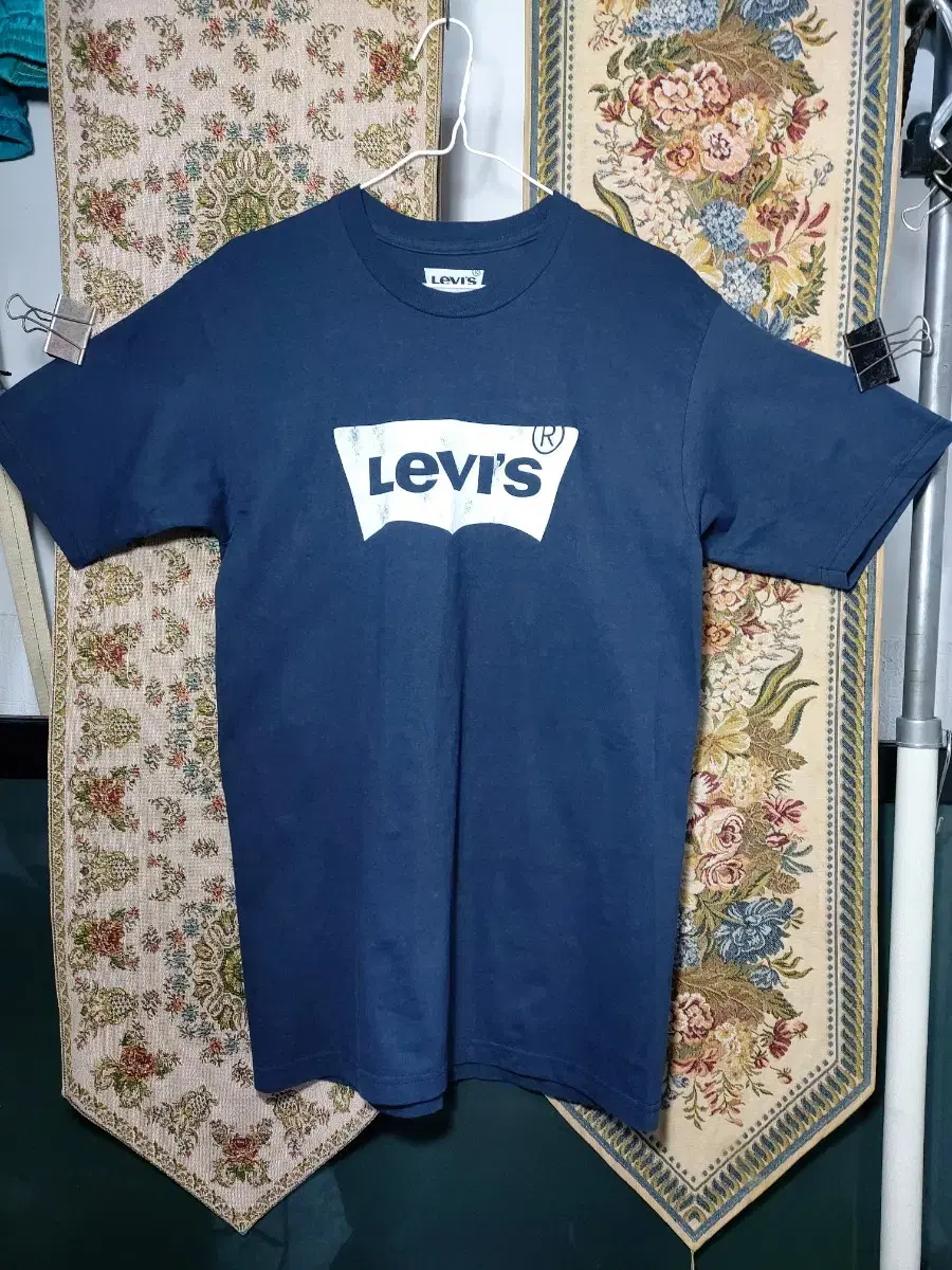 M Levi's Cotton Big Logo T-Shirt Condition A