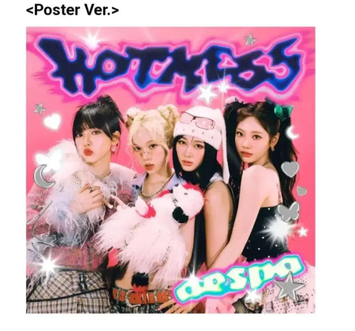 AESPA HOT MESS Japan debut album sealed wts poster version