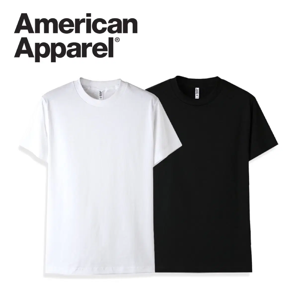 아메리칸 어패럴 AA 반팔티 5장 (American Apparel)