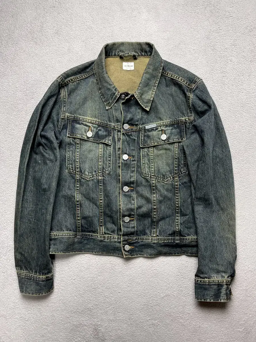 [M] Calvin Klein Denim Jacket -95-100slim jean jacket