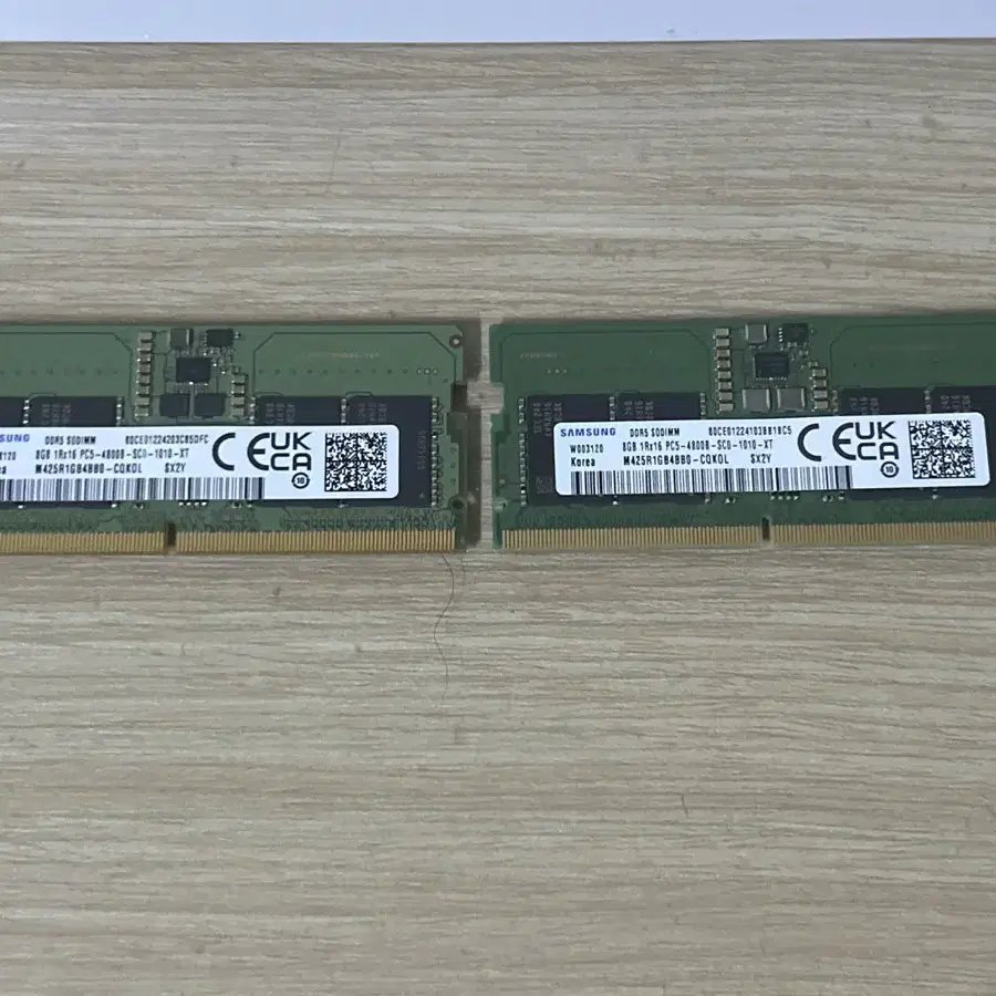 삼성 DDR5-4800 SODIMM 8기가 램 두개