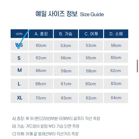 새 상품 / 무신사 예일 그레이 맨투맨 ws