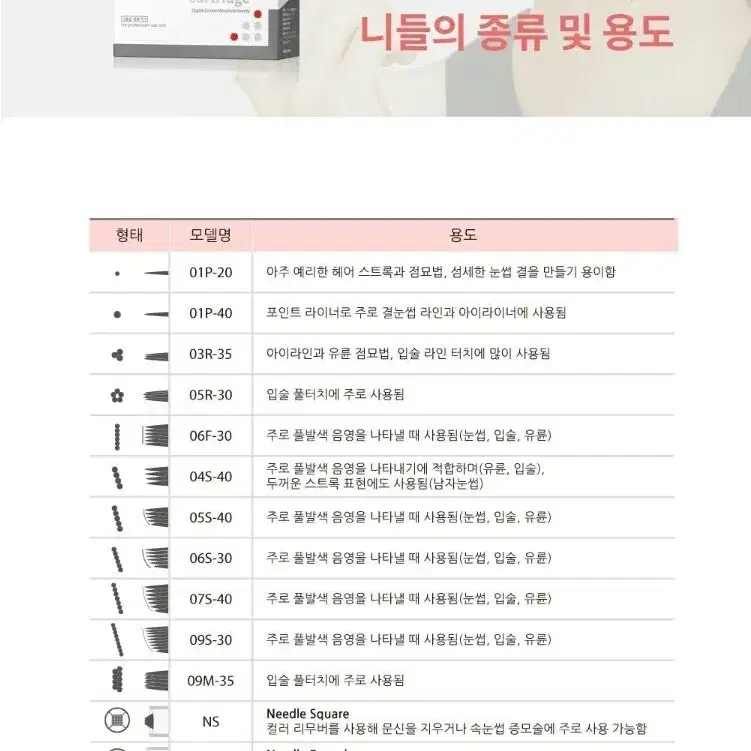 디아망머신 디아망머신니들 성윤테크 디지털머신 반영구화장디지털 머신