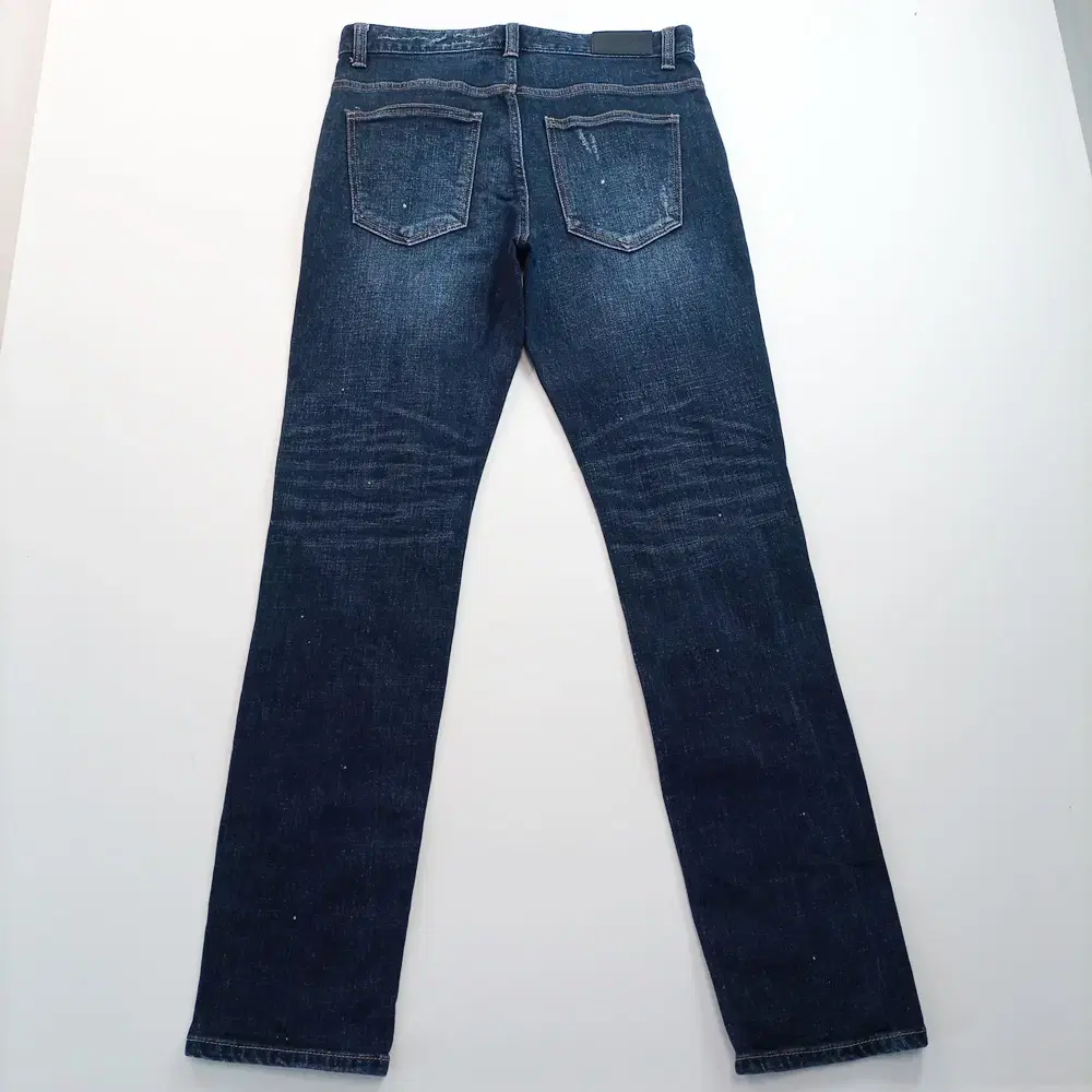 Flat-jeans Size 30 Slim Casual Washed Men's Denim Pants A1006