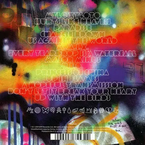 Coldplay - Mylo Xyloto (CD) 유럽반 초판 민트급중고