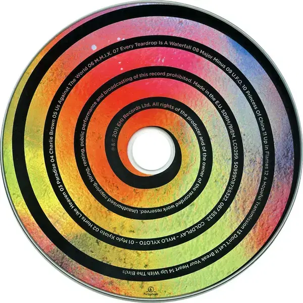 Coldplay - Mylo Xyloto (CD) 유럽반 초판 민트급중고