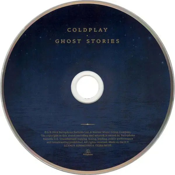 Coldplay - Ghost Stories (CD) 유럽반 초판 NM-