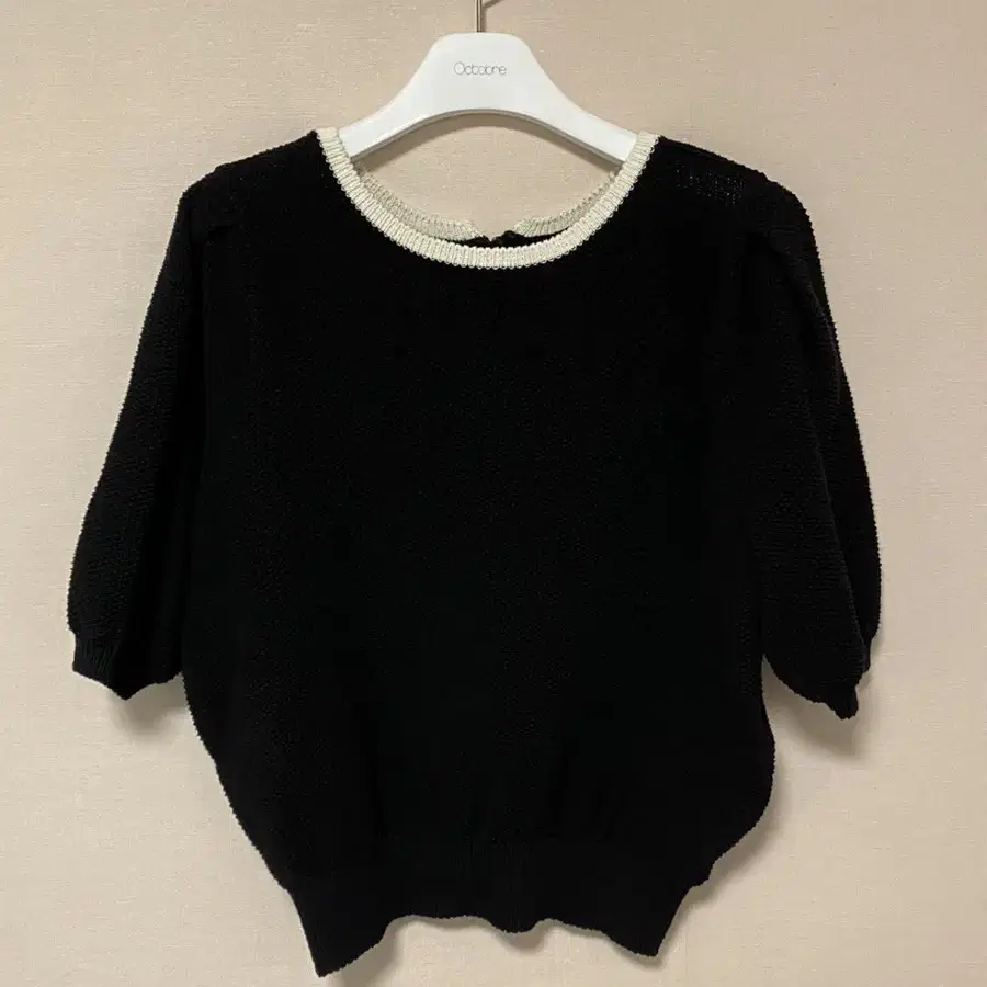 문달 여름니트 (Charities knit black)