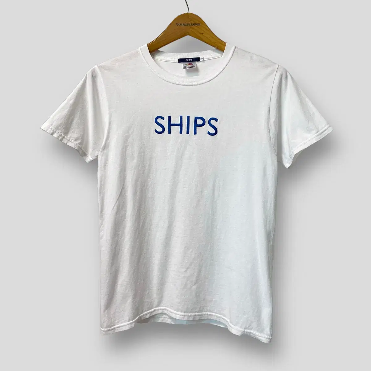 (여성S)SHIPS 쉽스 자수로고 반팔티셔츠 일괄