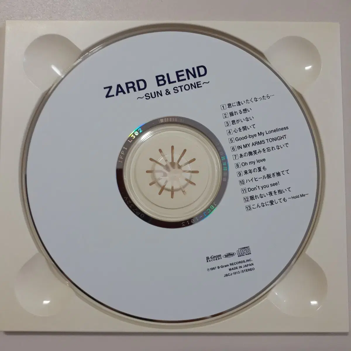 ZARD - BLEND SUN & STONE 일본 CD (드래곤볼 GT)