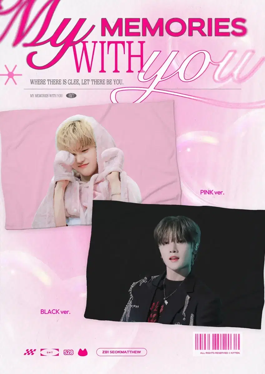 (Lowest price) zerobaseone seok matthew Kitten seasons greetings blanket pink version wts