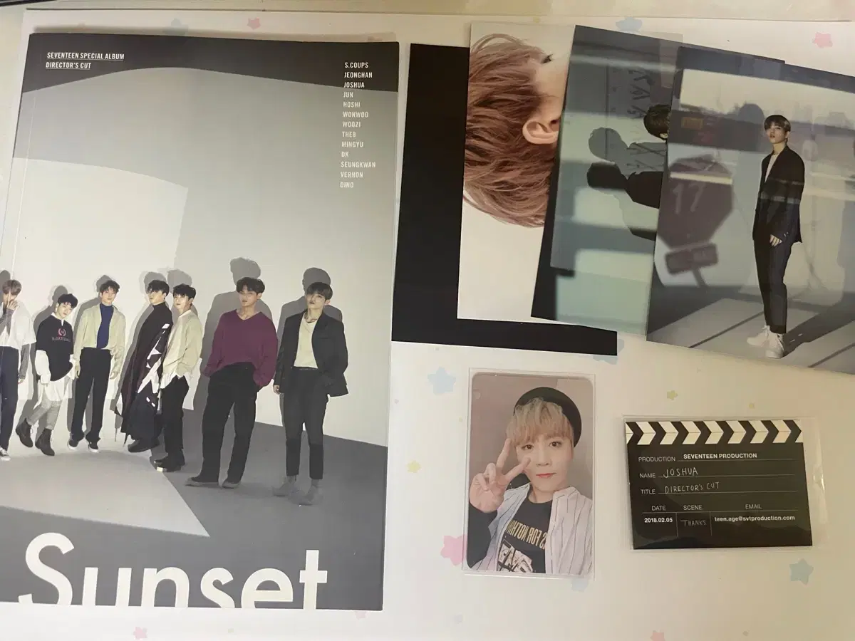 Seventeen Thank You First Edition Direxcut Sunset album sell photocardO