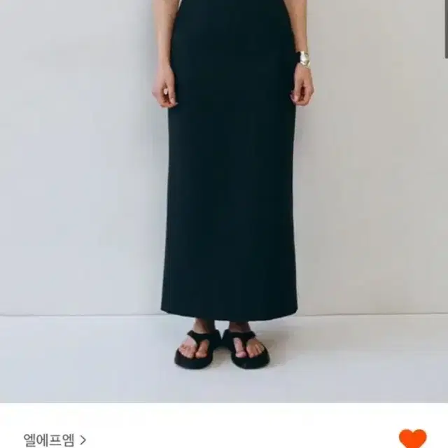 LFM H LINE SKIRT 스커트 차콜그레이 S