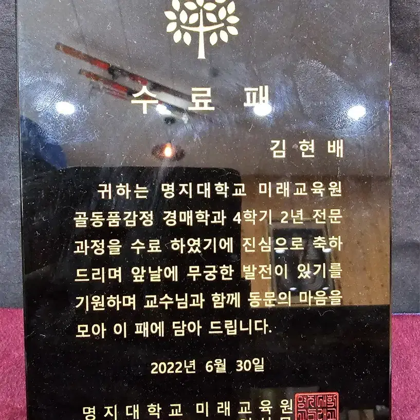 분채백자 호접문양각 화병