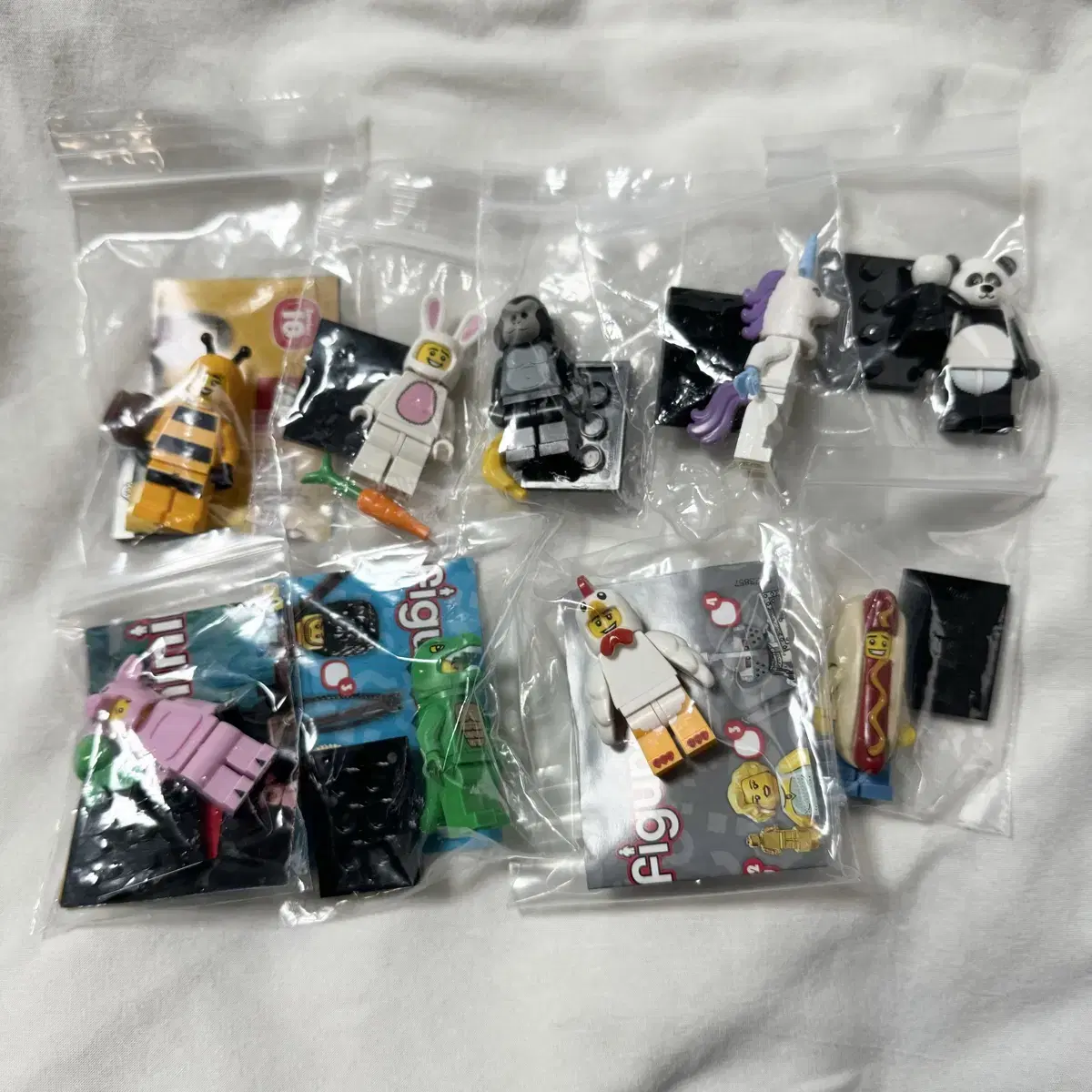 LEGO minifigure jobs in bulk