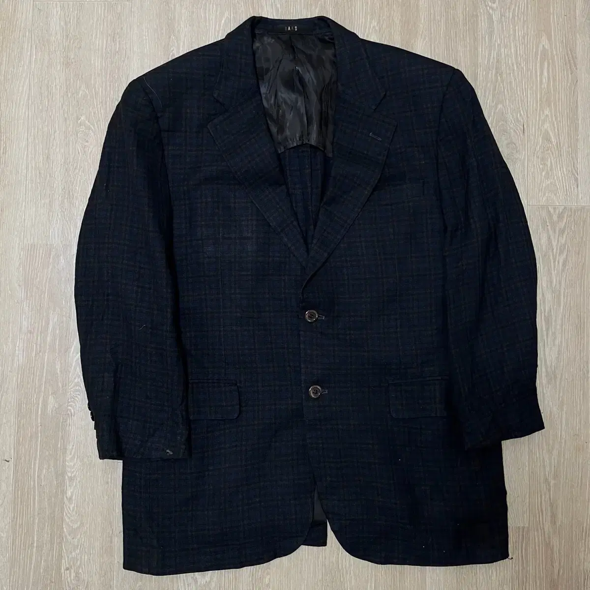 Daks Men's Checked Suit Jacket L/100