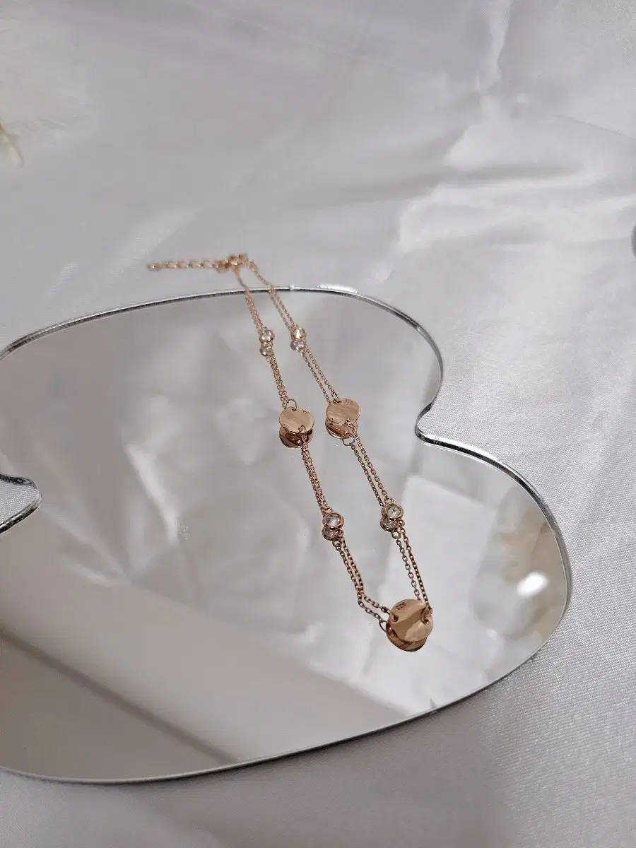 Round Rose Gold Anklet