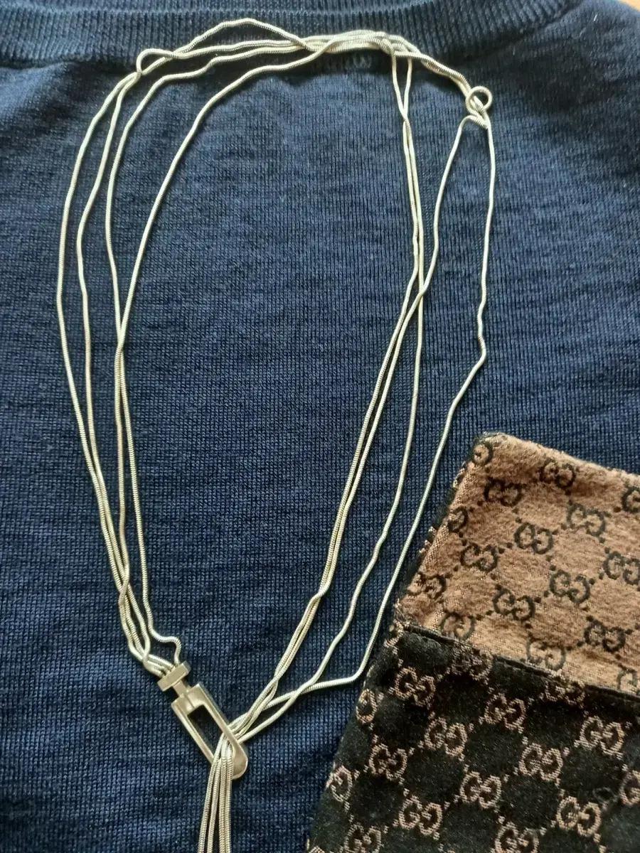 Genuine Gucci Silver Necklace