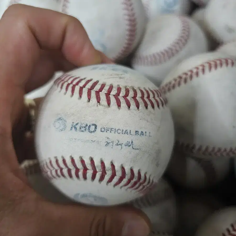 프로야구 공식 야구공 펑고 KBO 연습구 공인구 연습공 중고 야구볼