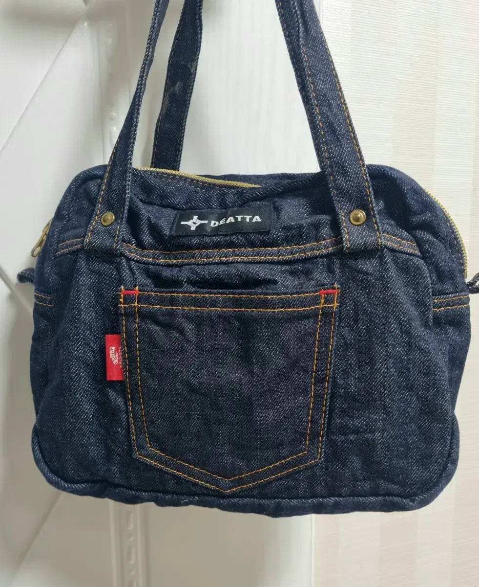 Vintage denim mini bag