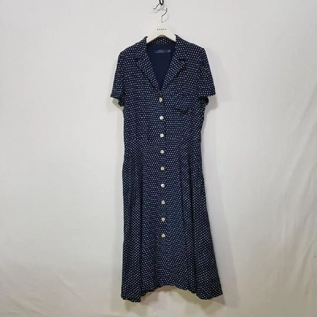 96a) polo rayon long one piece new / unused free home delivery