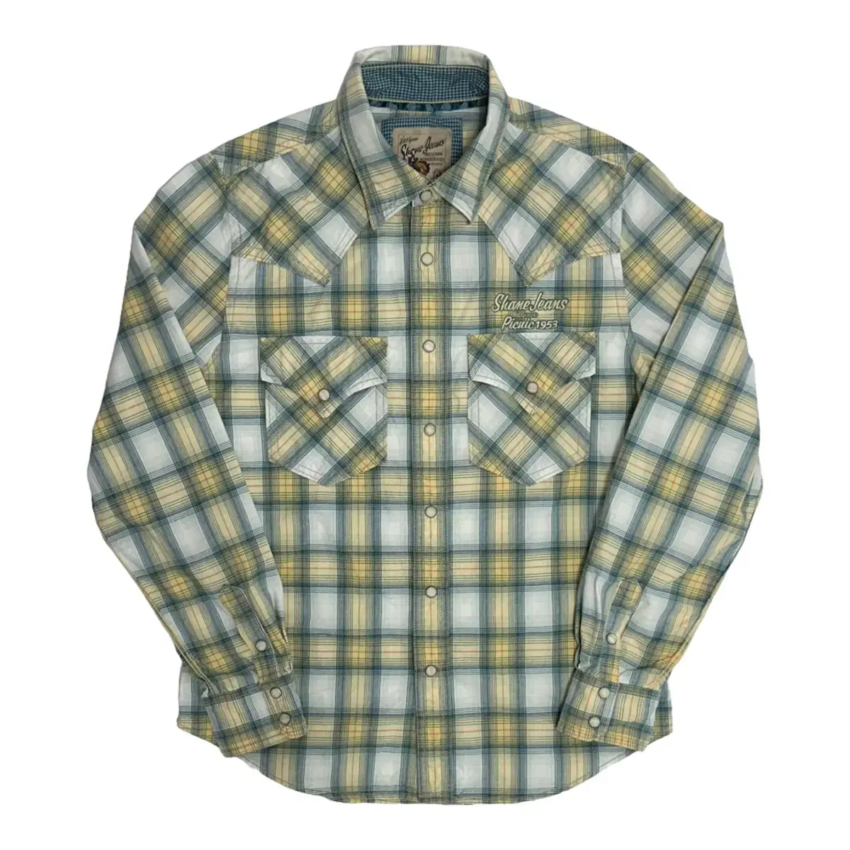 SHANE JEANS Shane jin check western shirt