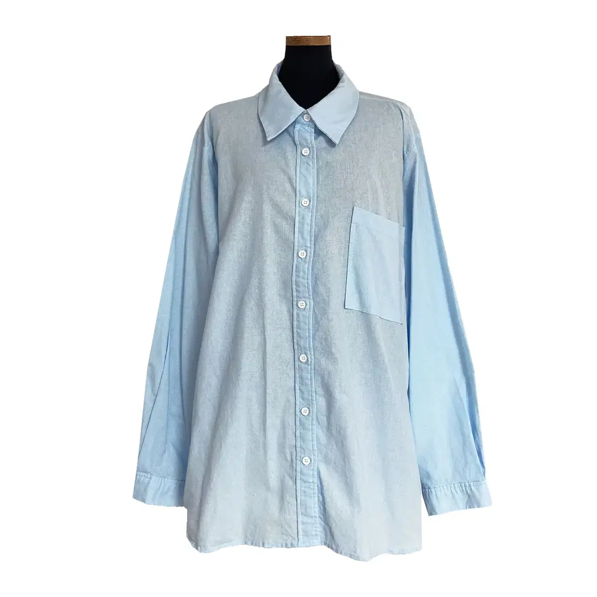 09WOMEN Oversized Loose Fit Linen Shirt