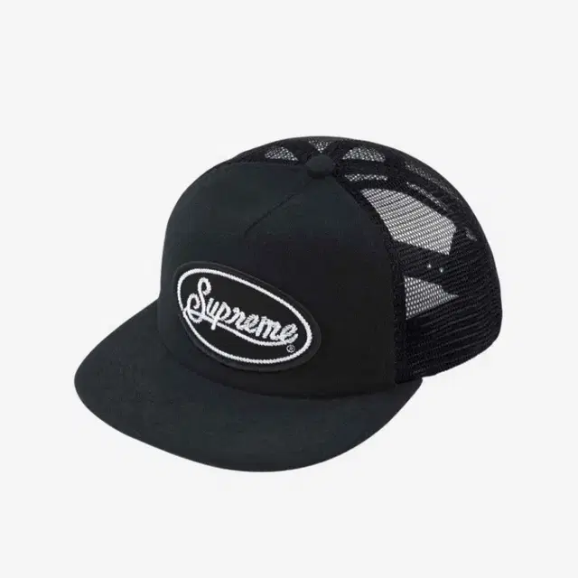 Terry Mesh Back 5-Panel Black24SS