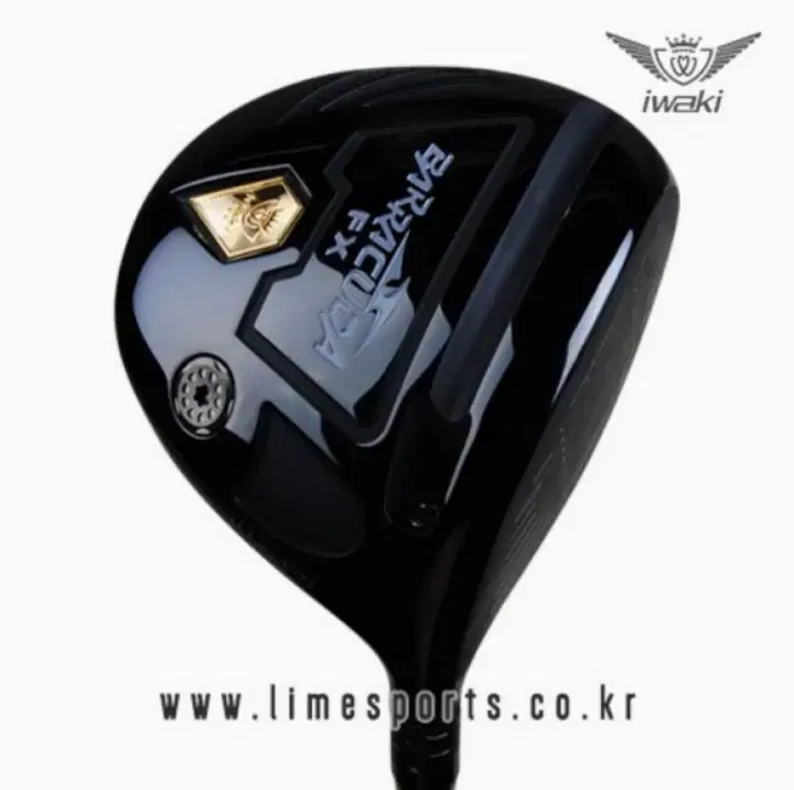 High Rebound Iwaki Barracuda FX23 Black High Rebound Driver Head