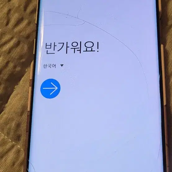 갤럭시 s8 액정 파손폰(터치이상없음)