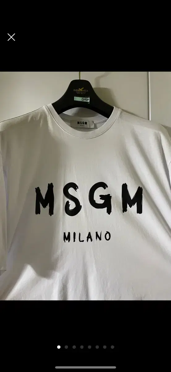 (새상품/택있음) MSGM 여성 반팔 원피스 티셔츠