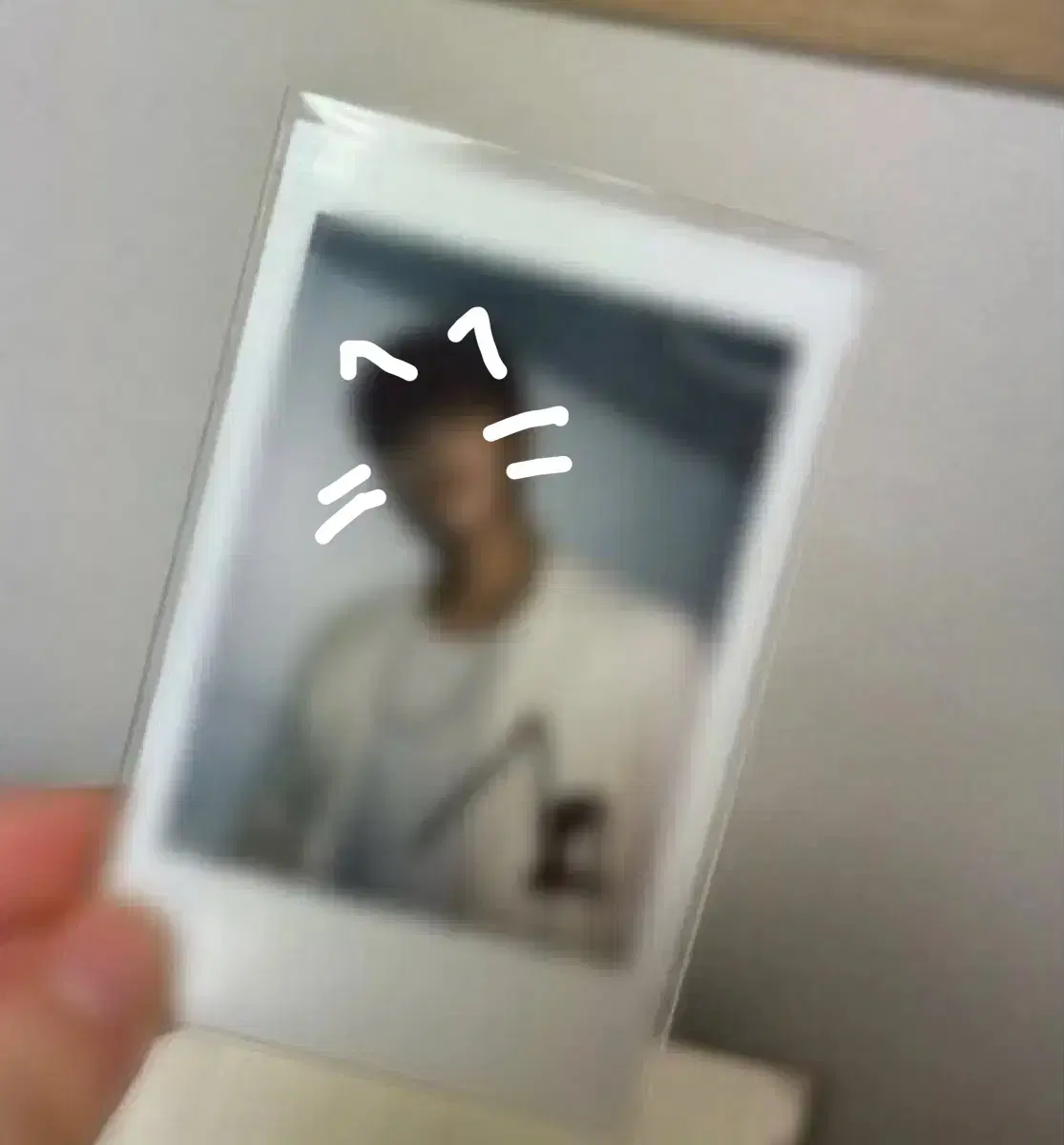 ateez san choi san sign pola wts sign polaroid