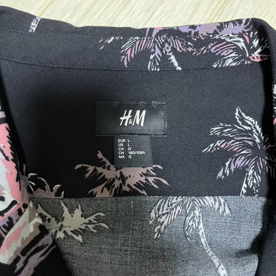 H&M 하와이안 셔츠