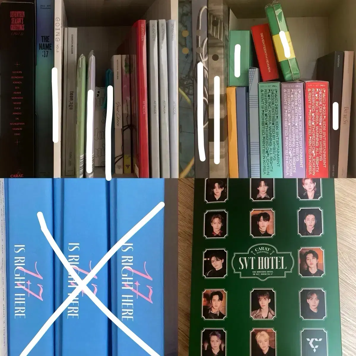 Disposing of unsealed Seventeen albums (lots of them!)