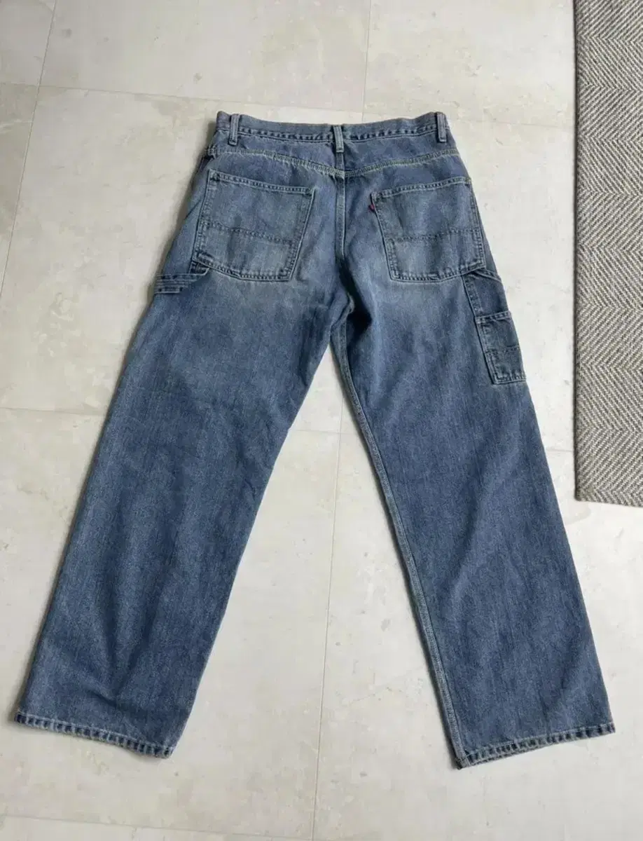 [32] Levi's Vintage Carpenter Wide-leg Denim Pants Mid-rise