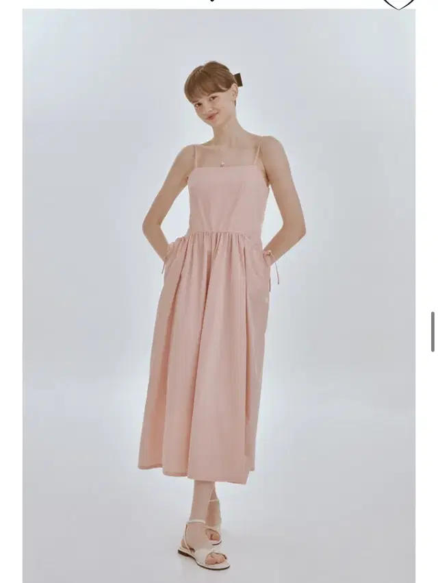 리엘 원피스 s (Float string dress pink)