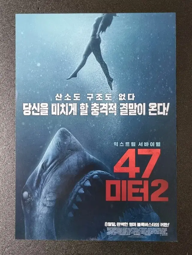 [영화팜플렛] 47미터 2 (2019) 요하네스로버츠 감독 영화전단지