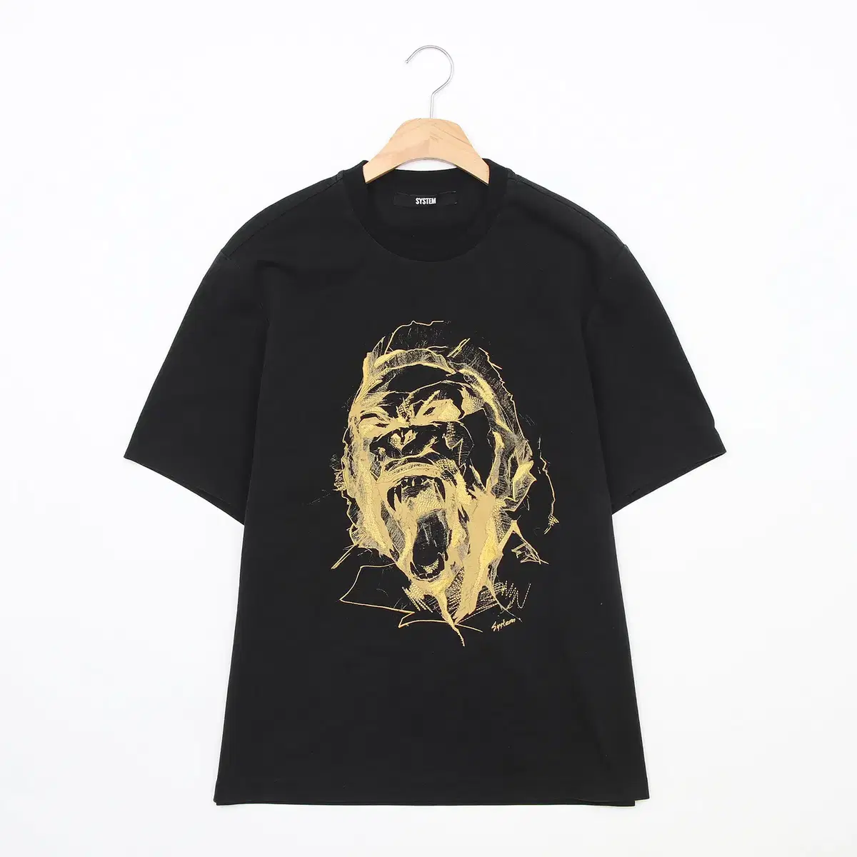 105 System 20ss Printed Short Sleeve T-Shirt PR666