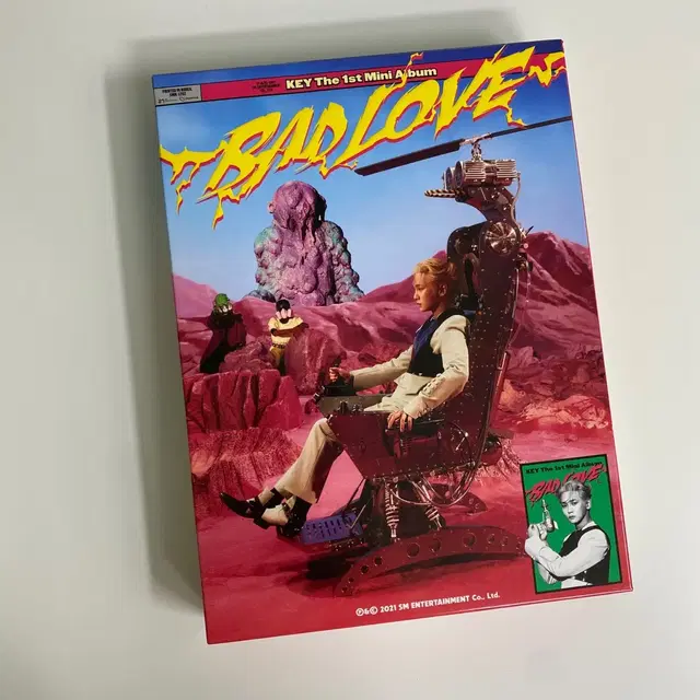 샤이니 키 badlove 배드럽 박스버젼(개봉)포카x