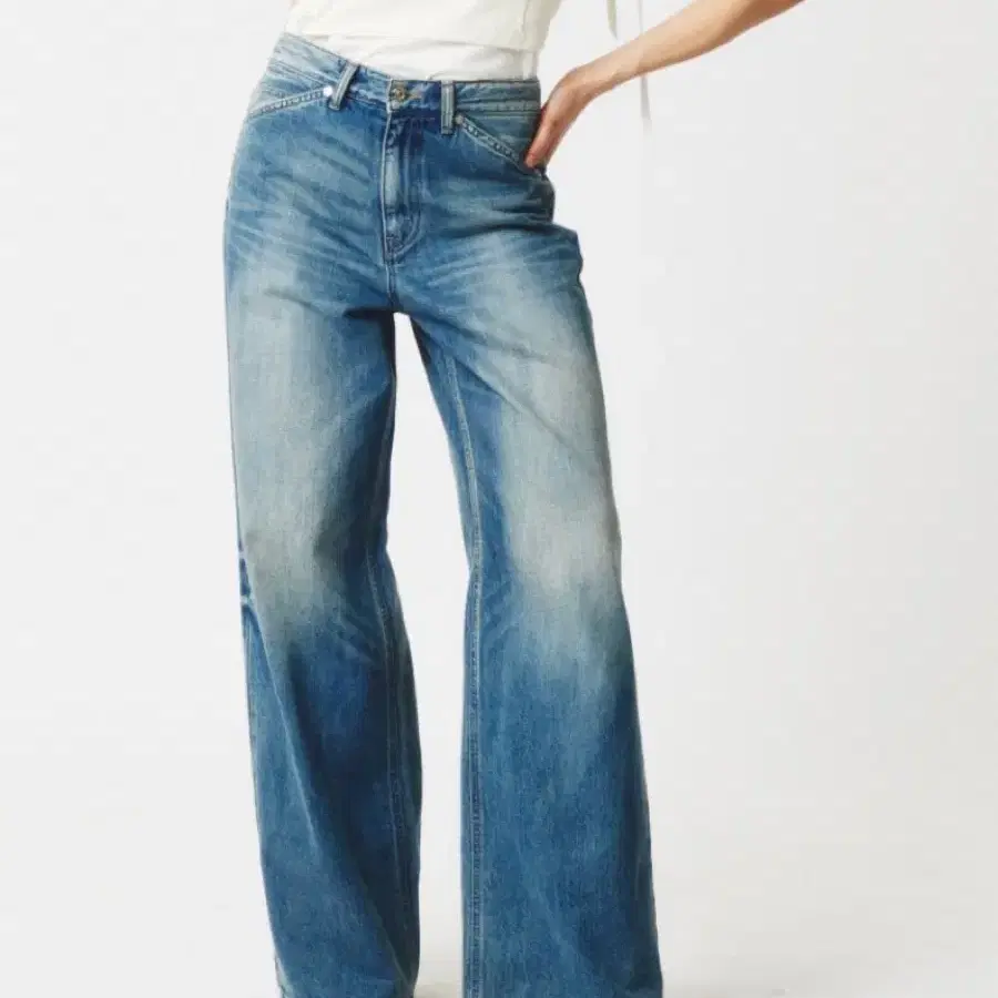 Satur Layne Midrise Straight Denim Pants