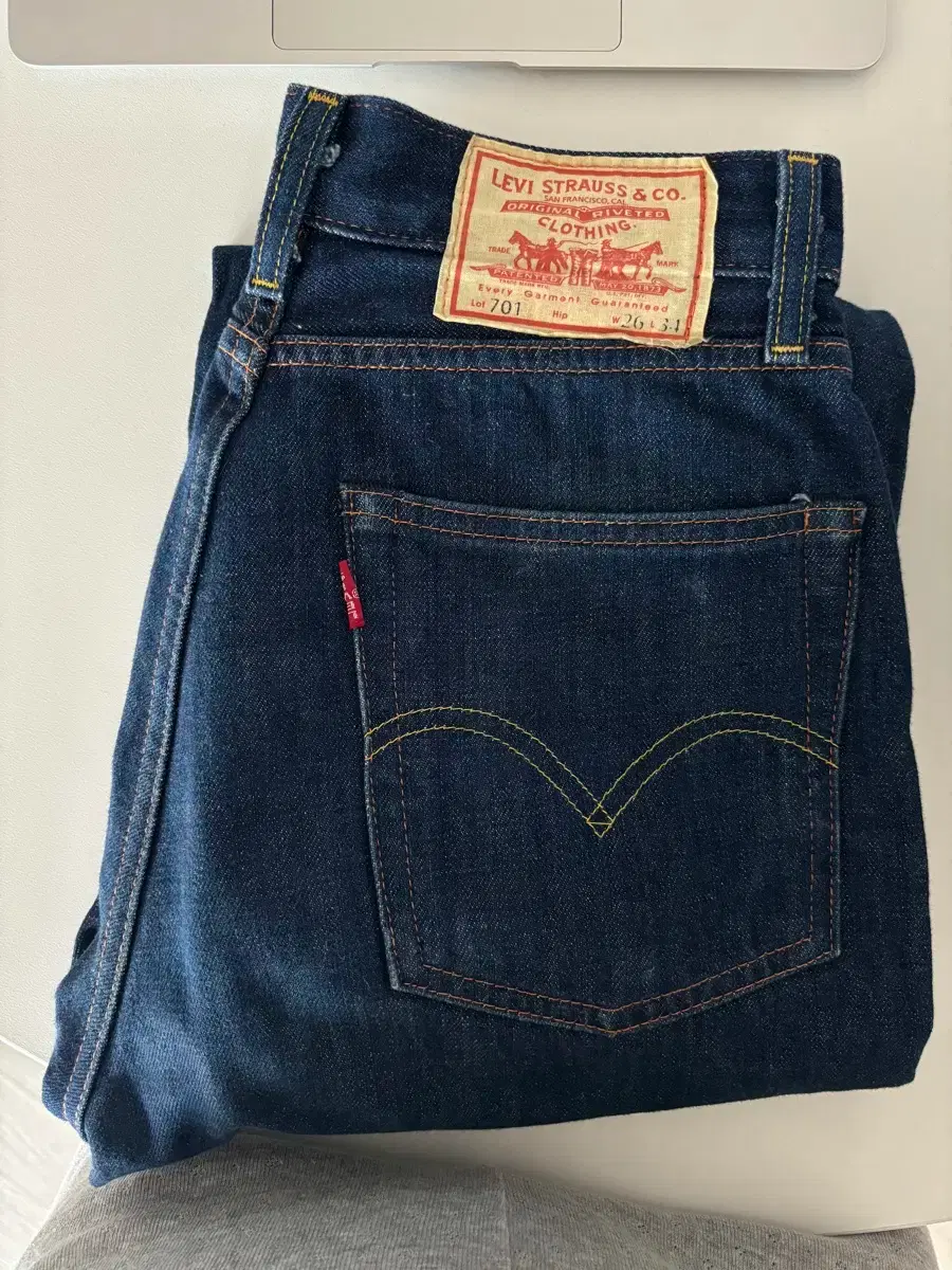 701 Levis Jeans Levis 701 Big E Vintage 50s Redline Hidden Rivets