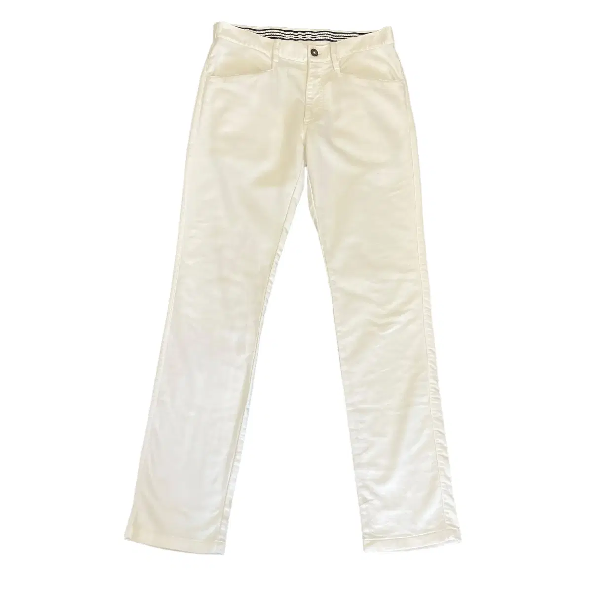 (32) Adidas White Cotton Chino Pants