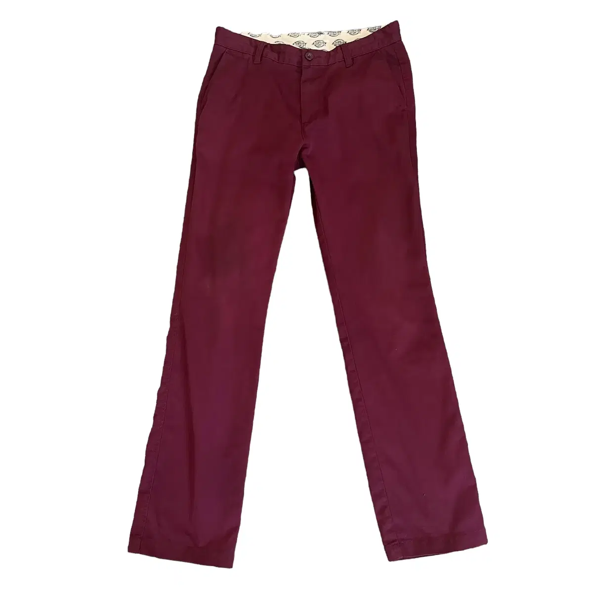 (32) Dickies Burgundy Poly Cotton Chino Pants