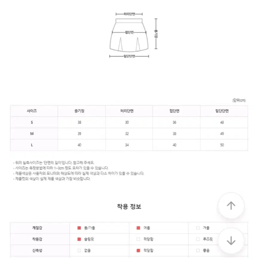 하이웨스트 A라인 미니 플리츠 스커트 (블랙/M)