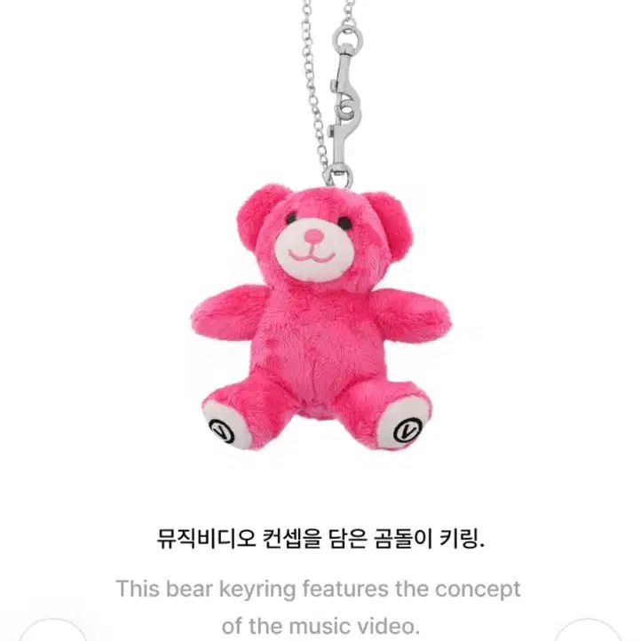 원가이하) 현물 BTS 김태형 V 베어 키링 bear Keyring 곰