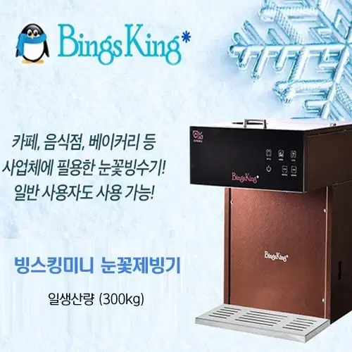 빙스킹눈꽃빙수기 대용량