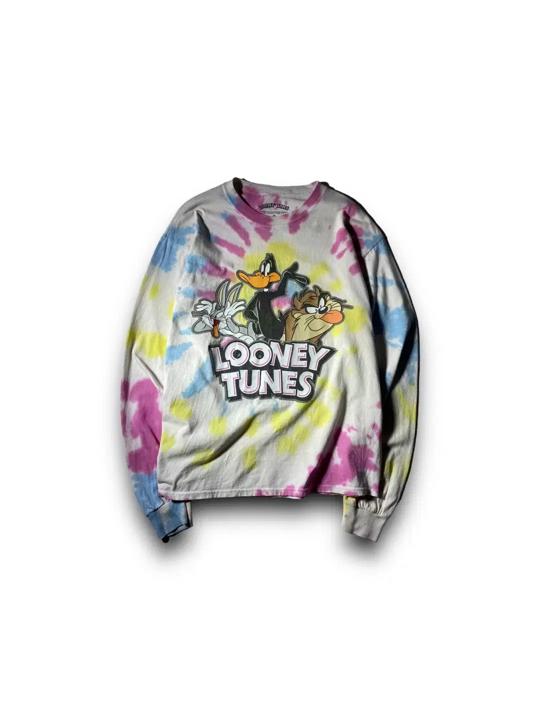 [S] Looney Tunes Vintage Looney Tunes Tie-Dye Long Sleeve